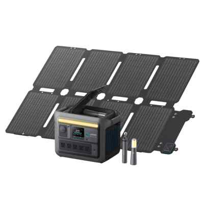Anker SOLIX C800X Portable Power Station 768Wh with 100W Foldable Solar Panel - Image 1