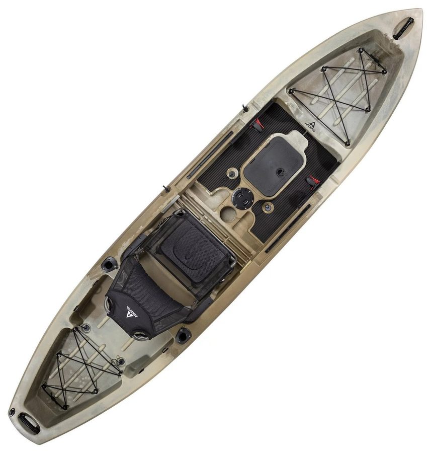 Ascend 12T Sit-On-Top Kayak - Stable and Spacious Fishing and Recreation Kayak - Image 1