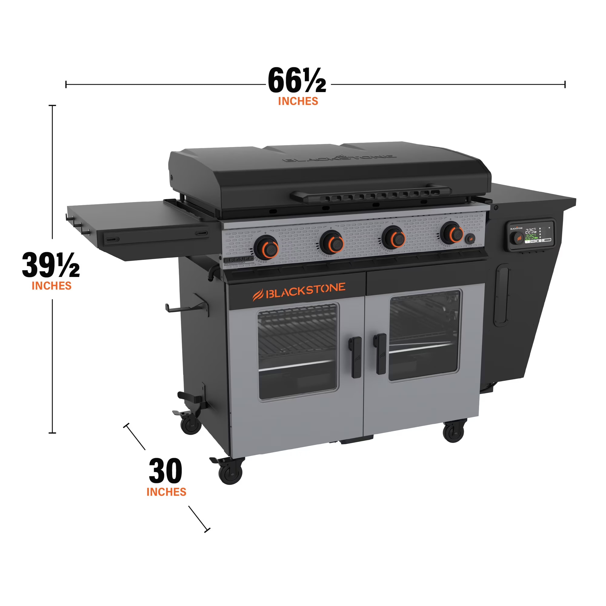 Blackstone Bronco 36 in. Griddle and Vertical Pellet Smoker Combo thumbnail 10