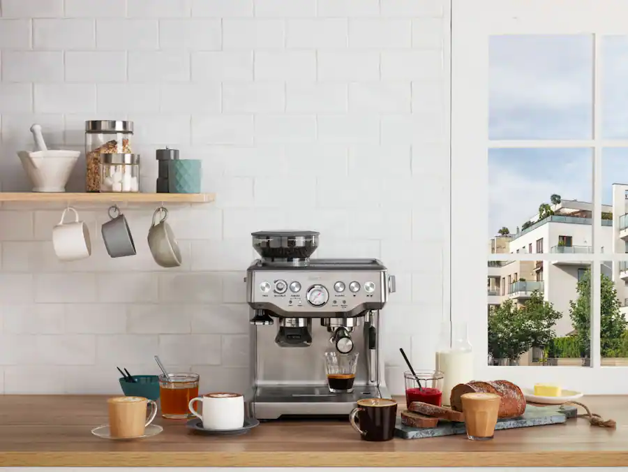 Breville the Barista Express Espresso Machine with 15-Bar Pump, Integrated Grinder and Milk Frother - Stainless Steel thumbnail 6