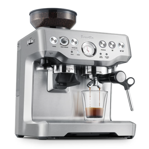 Breville Barista Express Espresso Machine – 15-Bar Pump, Built-In Burr Grinder & Milk Frother, Stainless Steel
