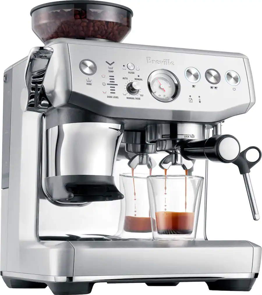 Breville the Barista Express Impress Espresso Machine - Brushed Stainless Steel - Image 1