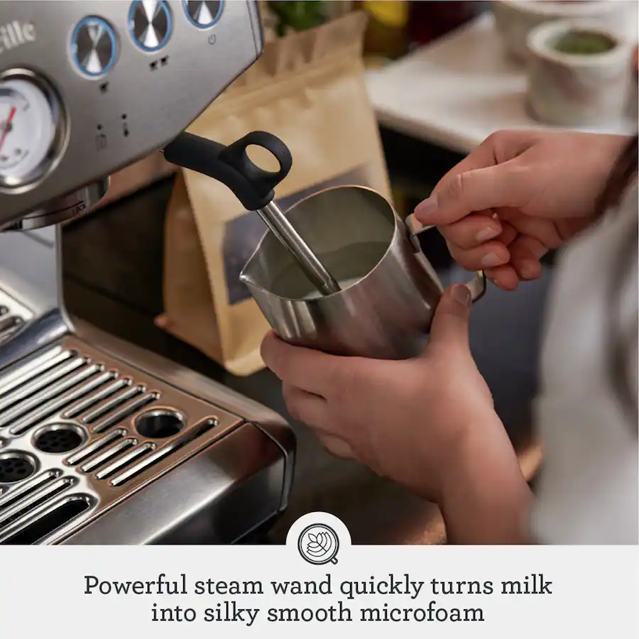 Breville the Barista Express Impress Espresso Machine - Brushed Stainless Steel thumbnail 3