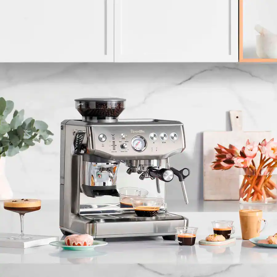 Breville the Barista Express Impress Espresso Machine - Brushed Stainless Steel thumbnail 5