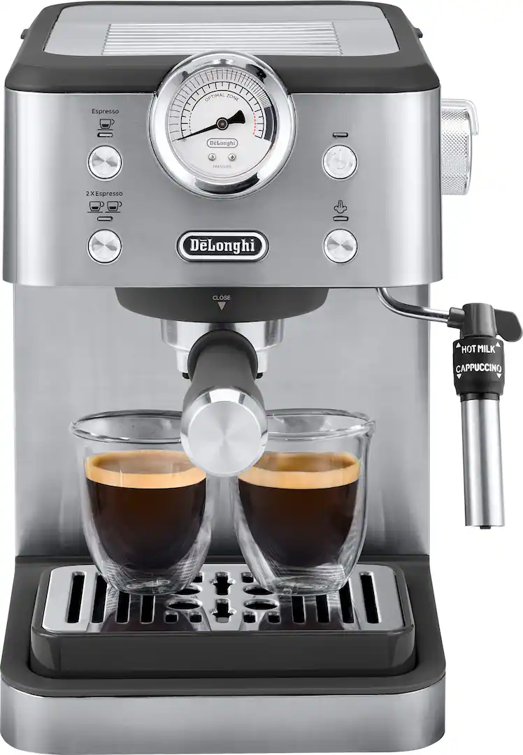 De'Longhi Classic Espresso Machine, Stainless Steel - Image 1