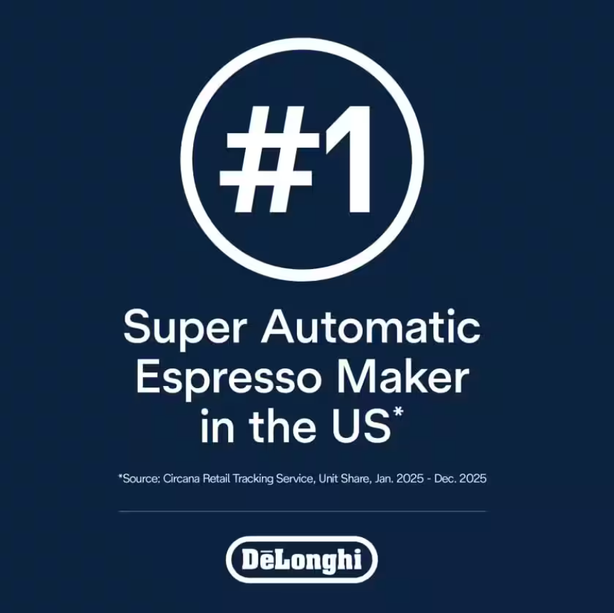 De'Longhi Rivelia Fully Automatic Espresso Machine, Sand Beige – 18 One-Touch Drinks, Built-In Grinder thumbnail 4