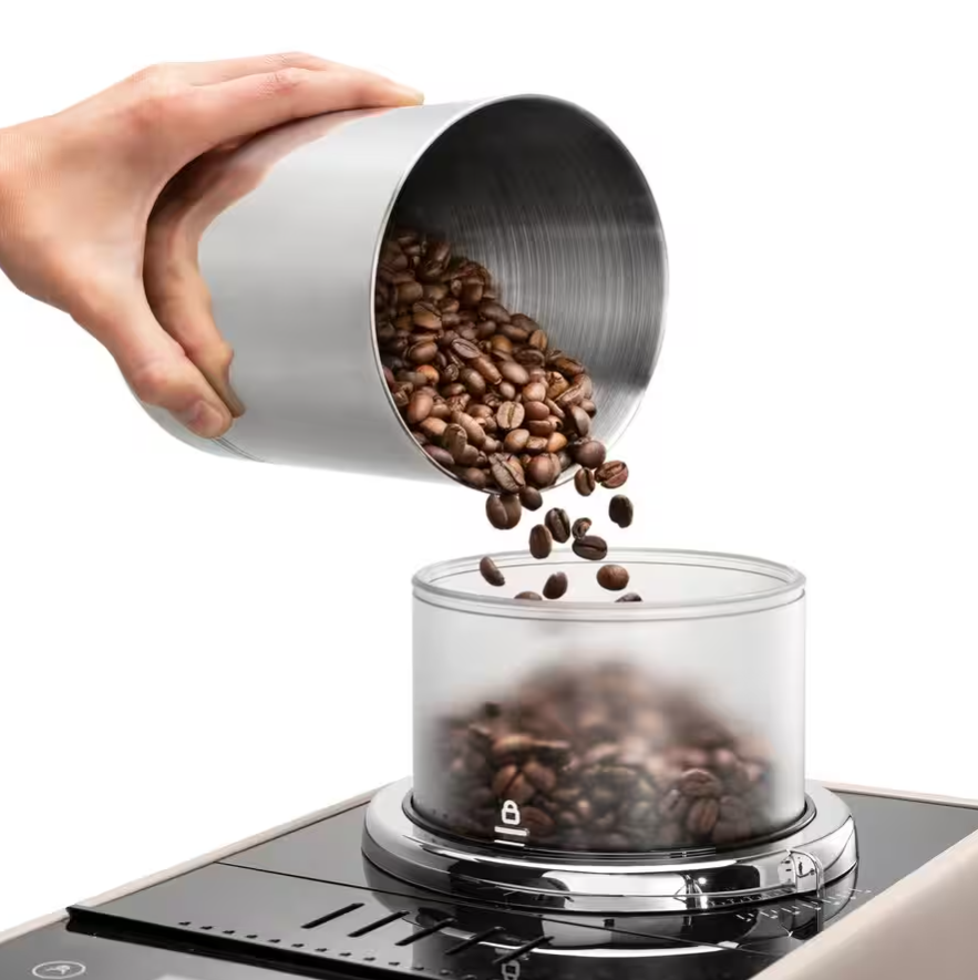 De'Longhi Rivelia Fully Automatic Espresso Machine, Sand Beige – 18 One-Touch Drinks, Built-In Grinder thumbnail 7
