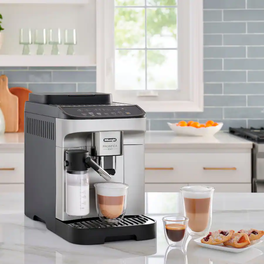 De'Longhi Magnifica Evo Espresso Machine with Automatic Milk Frother for Hot and Iced Lattes, Coffee and More - Silver thumbnail 11