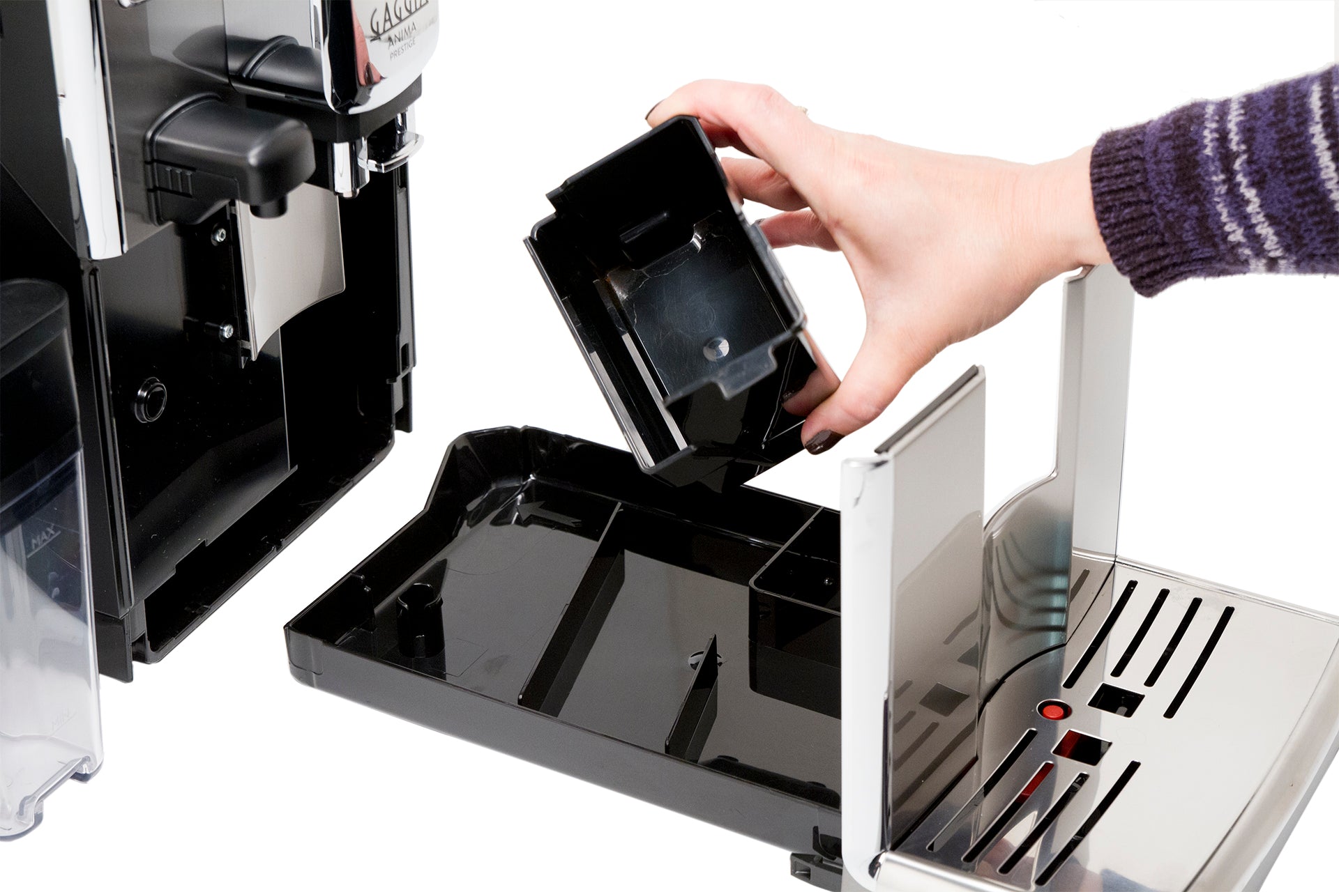 Gaggia Anima Prestige Super-Automatic Espresso Machine – One-Touch Cappuccino & Latte Macchiato, Stainless Steel thumbnail 12