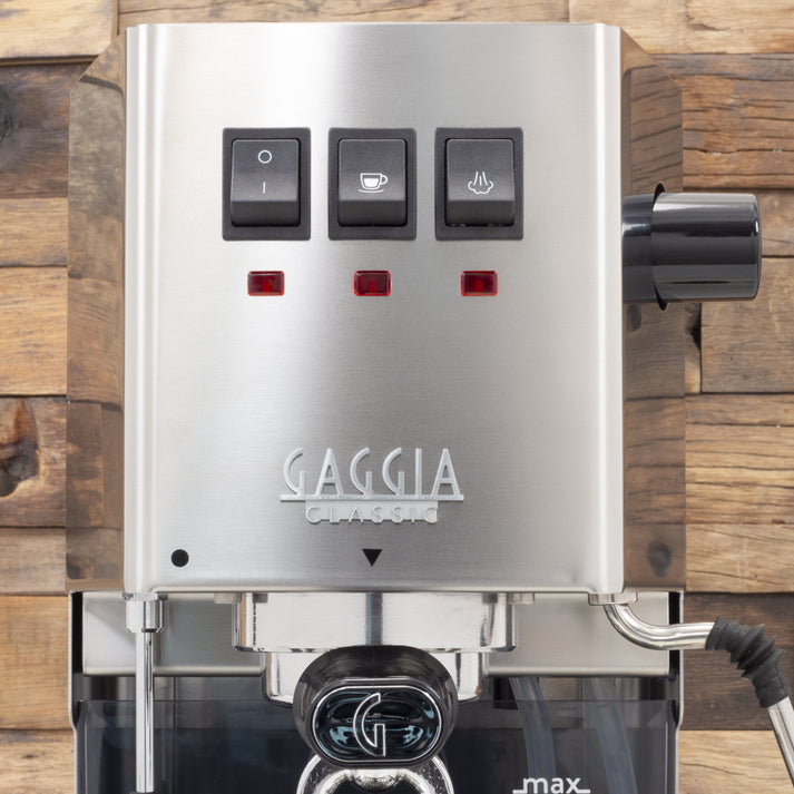 Gaggia Classic Pro E24 Espresso Machine, Semi-Automatic Espresso Maker with Commercial-Style Portafilter, Steam Wand and Stainless Steel Design thumbnail 8