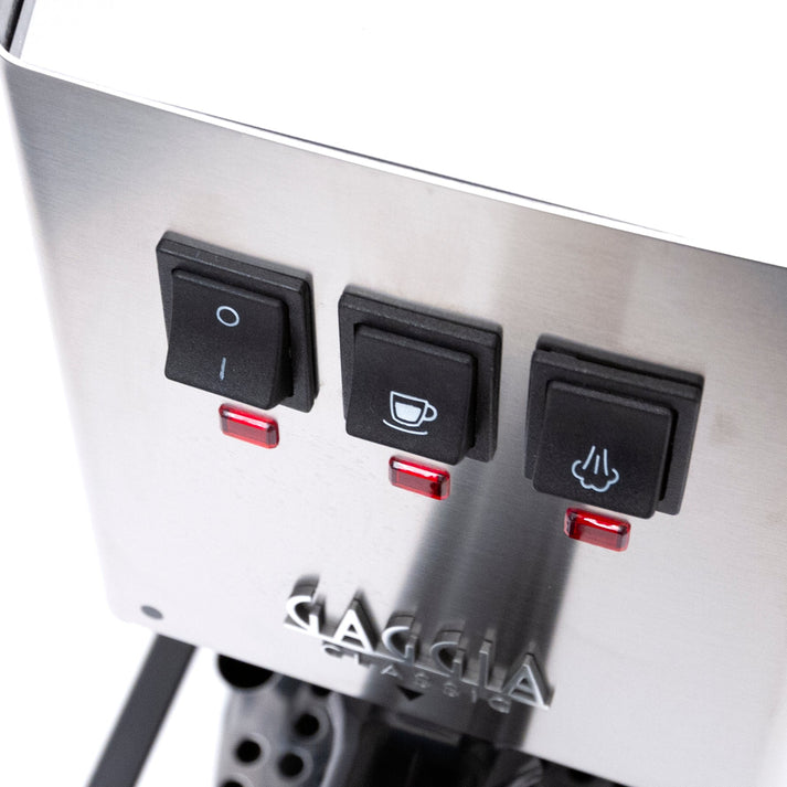 Gaggia Classic Pro E24 Espresso Machine, Semi-Automatic Espresso Maker with Commercial-Style Portafilter, Steam Wand and Stainless Steel Design thumbnail 9