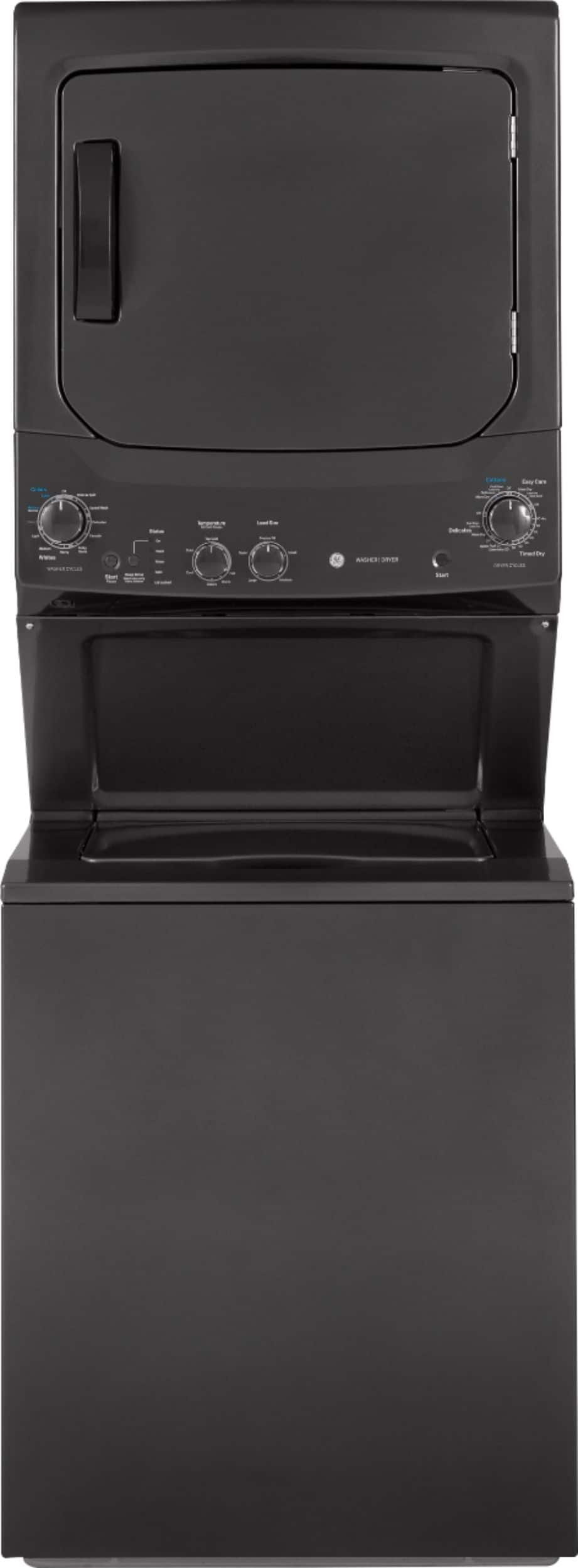 GE 3.8 Cu. Ft. Washer and 5.9 Cu. Ft. Electric Dryer Laundry Center, Diamond Gray