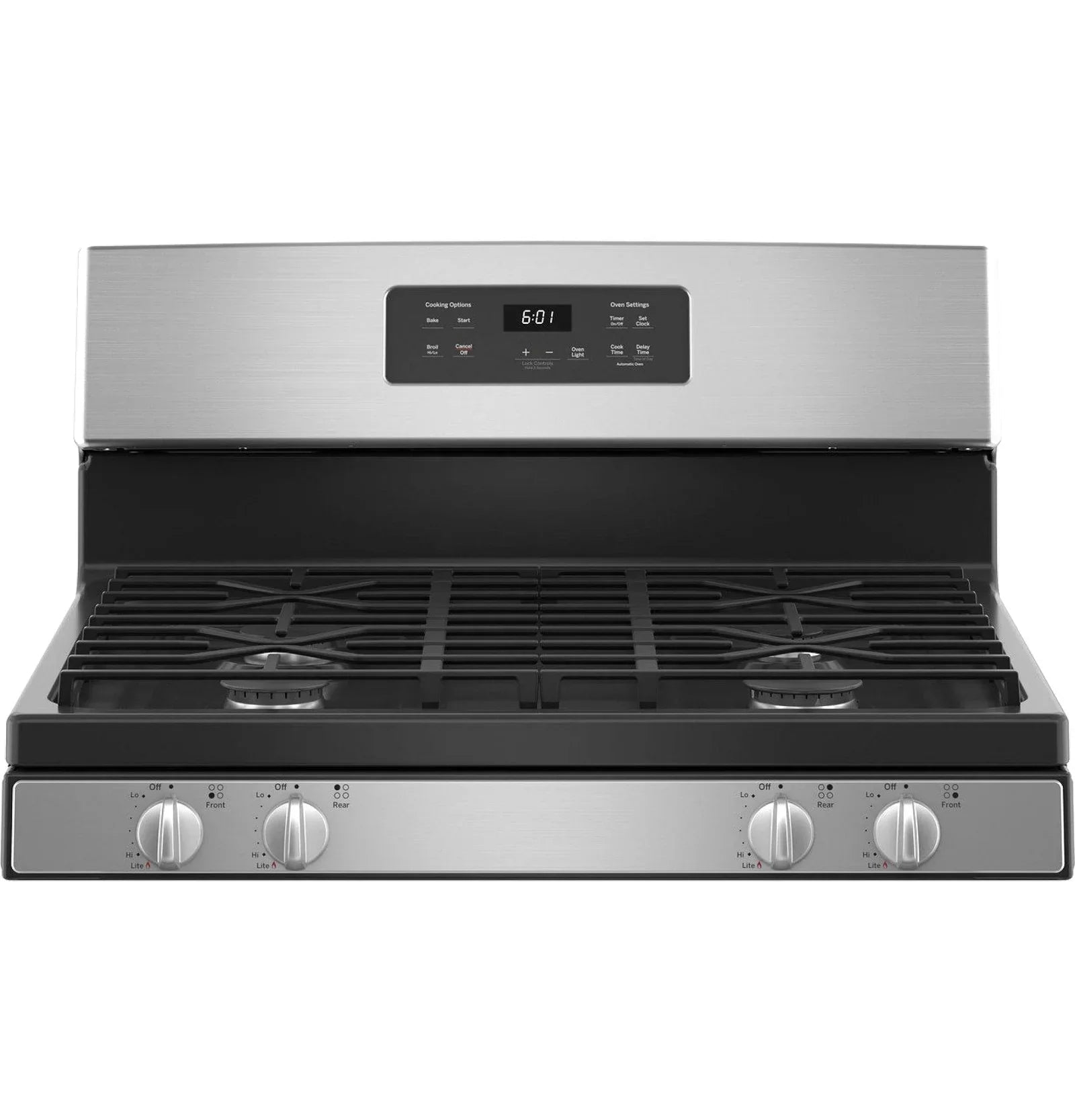 GE JGBS61RPSS 30 in. Freestanding Gas Range, 4.8 cu. ft., Stainless Steel thumbnail 4