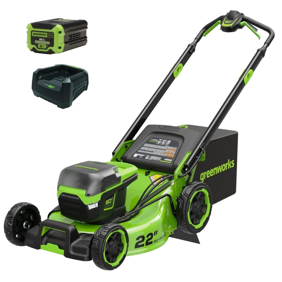 Greenworks Pro 60V 22-Inch Cordless Self-Propelled Push Lawn Mower - Image 1