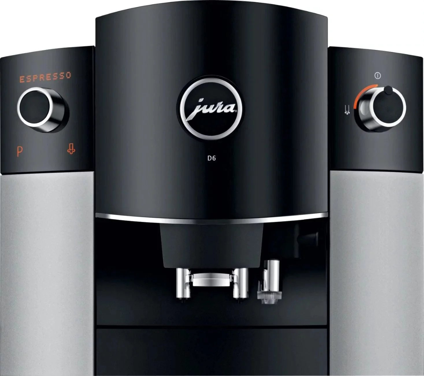 JURA D6 Automatic Coffee Machine & Espresso Maker – Platinum, One-Touch Cappuccino thumbnail 5