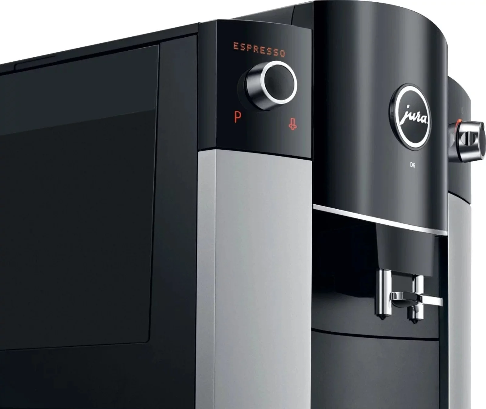 JURA D6 Automatic Coffee Machine & Espresso Maker – Platinum, One-Touch Cappuccino thumbnail 8