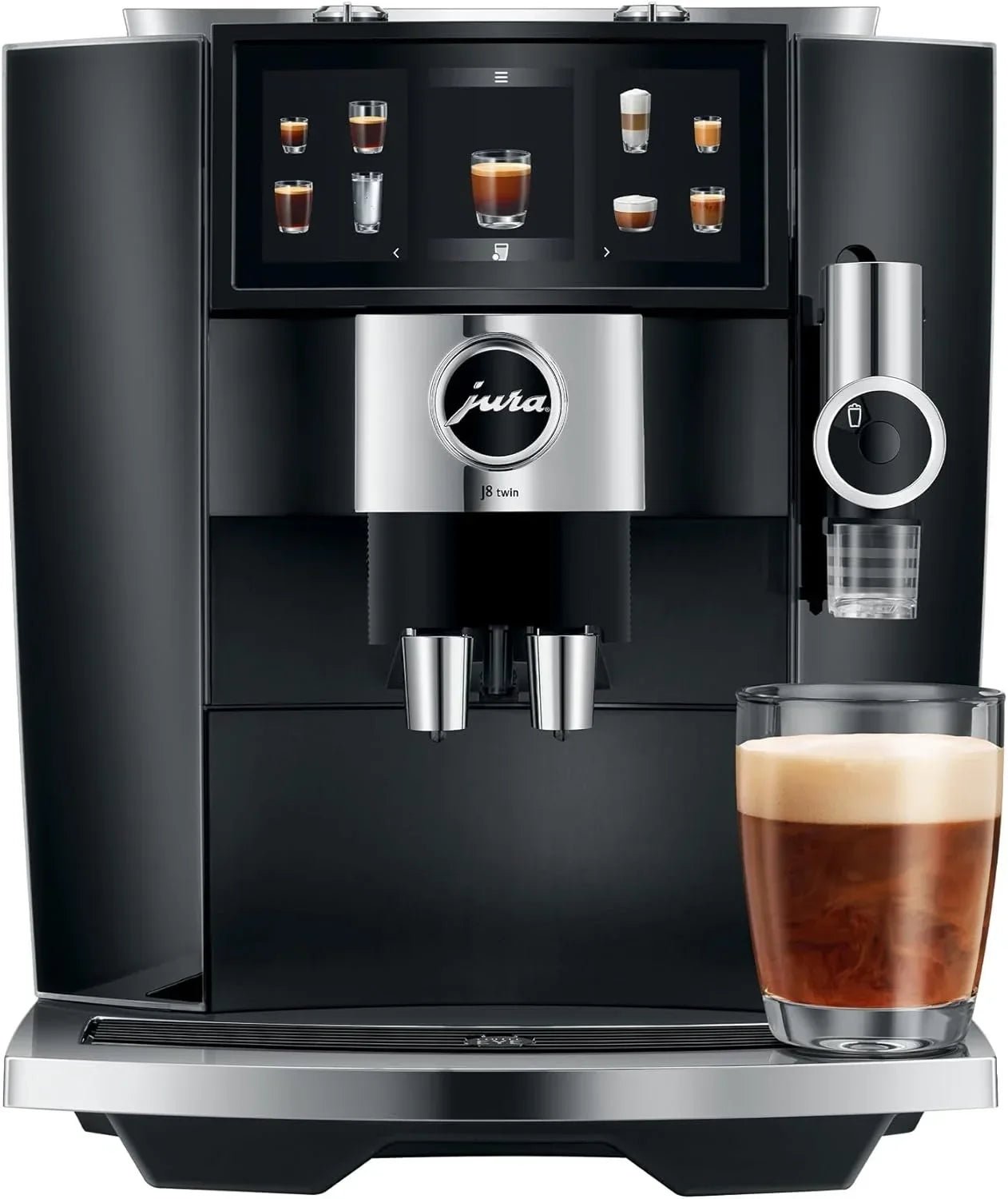 JURA J8 Twin Automatic Coffee Machine – Diamond Black - Image 1