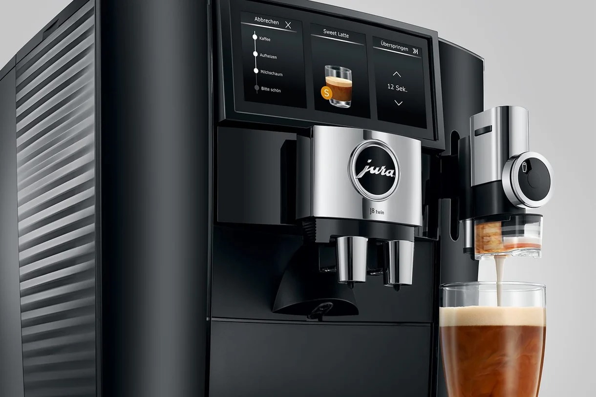 Jura J8 Twin + Extra Cleaning Supplies – Barista-Level Coffee at Home with Dual Spouts & Aroma Grinder thumbnail 4