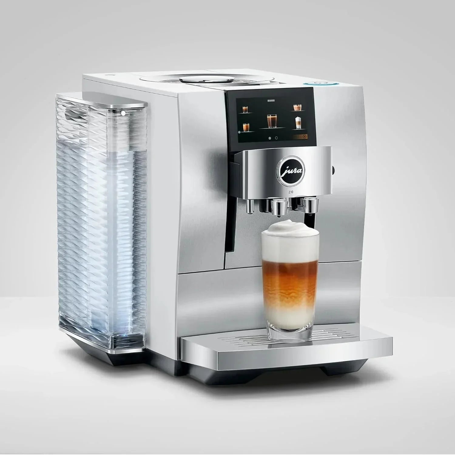 JURA Z10 Automatic Coffee Machine – Hot & Cold Brew Espresso Maker, Built-In P.R.G. Grinder, 4.3" Color Touchscreen thumbnail 3