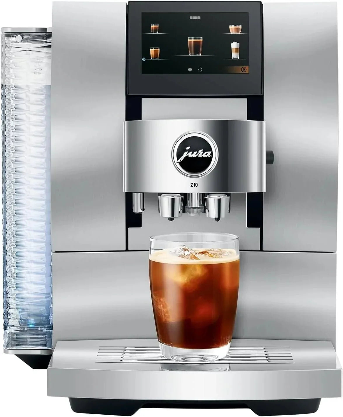 JURA Z10 Automatic Coffee Machine – Hot & Cold Brew Espresso Maker, Built-In P.R.G. Grinder, 4.3" Color Touchscreen thumbnail 4