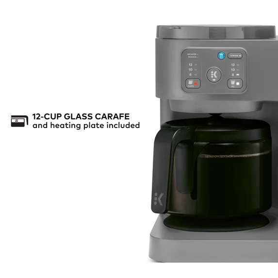 Keurig K-Duo Essentials Hot and Iced Single-Serve K-Cup Pod Coffee Maker and Carafe - Moonlight Grey thumbnail 4