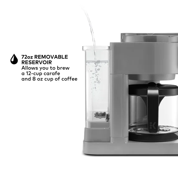 Keurig K-Duo Essentials Hot and Iced Single-Serve K-Cup Pod Coffee Maker and Carafe - Moonlight Grey thumbnail 7