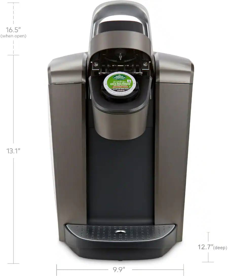 Keurig K-Elite Single-Serve K-Cup Pod Coffee Maker - Brushed Slate thumbnail 4