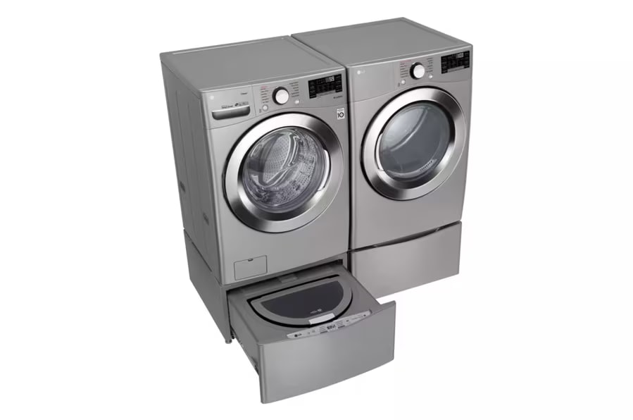 LG WM3700HVA 4.5 cu. ft. Smart Front-Load Washer with Steam, 6Motion, Graphite Steel thumbnail 2