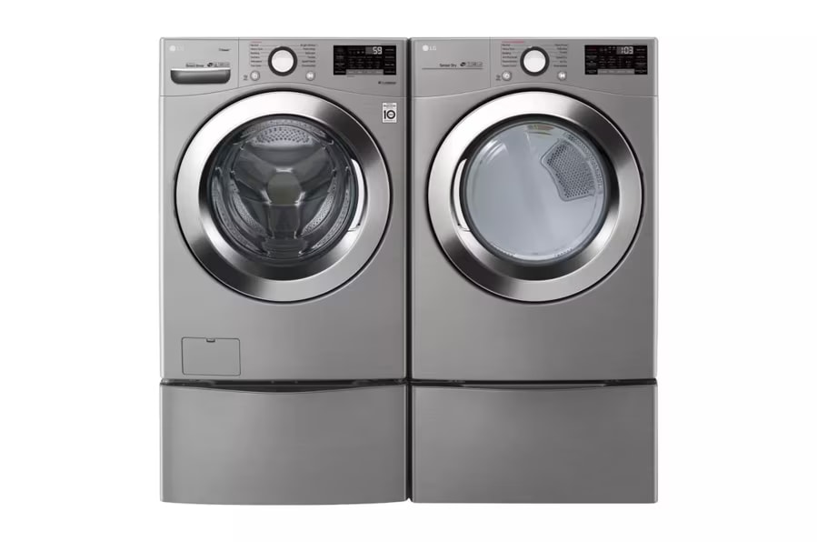 LG WM3700HVA 4.5 cu. ft. Smart Front-Load Washer with Steam, 6Motion, Graphite Steel thumbnail 3