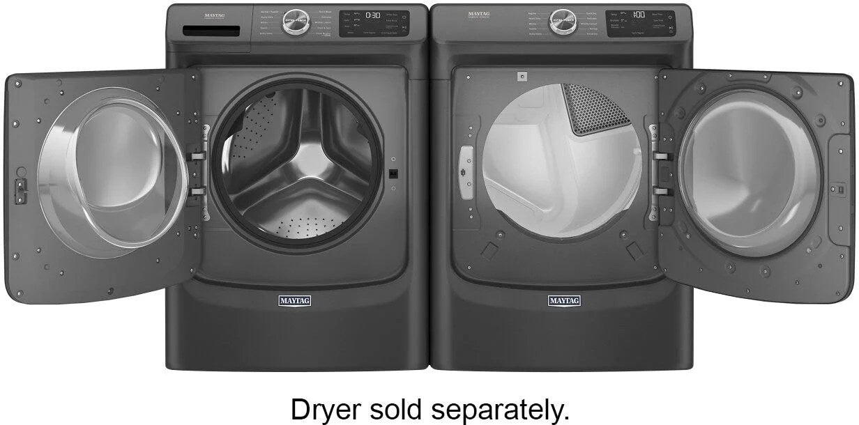 Maytag 4.5 cu. ft. Front-Load Washer with Steam and Extra Power - Volcano Black thumbnail 7