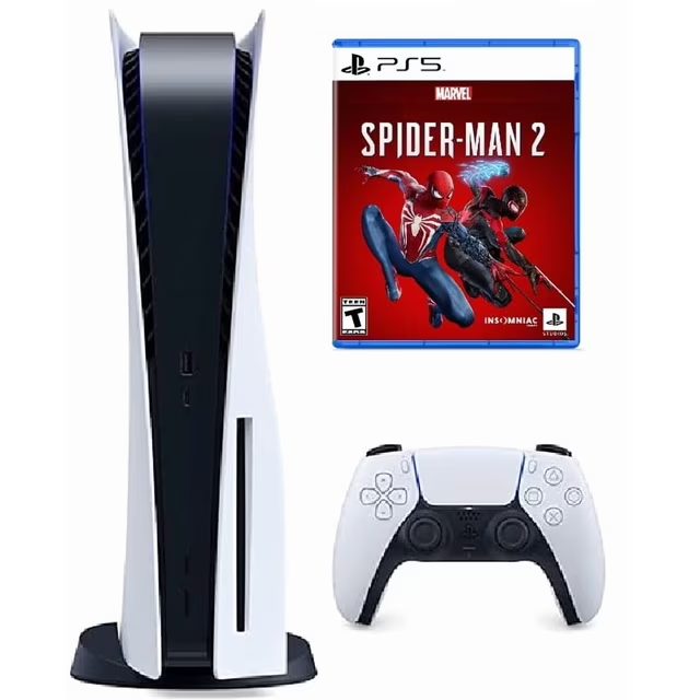 New Sony PlayStation 5 Disc Slim Version PS5 Console - Marvel’s Spider-Man 2 Limited Bundle - Image 1