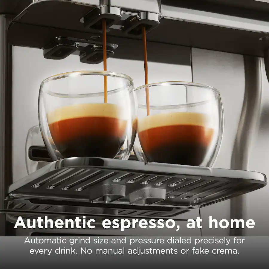 Ninja AutoBarista Fully Automatic Espresso Machine and Frother, 10 Drink Presets, Built-In Grinder - Stainless Steel thumbnail 5