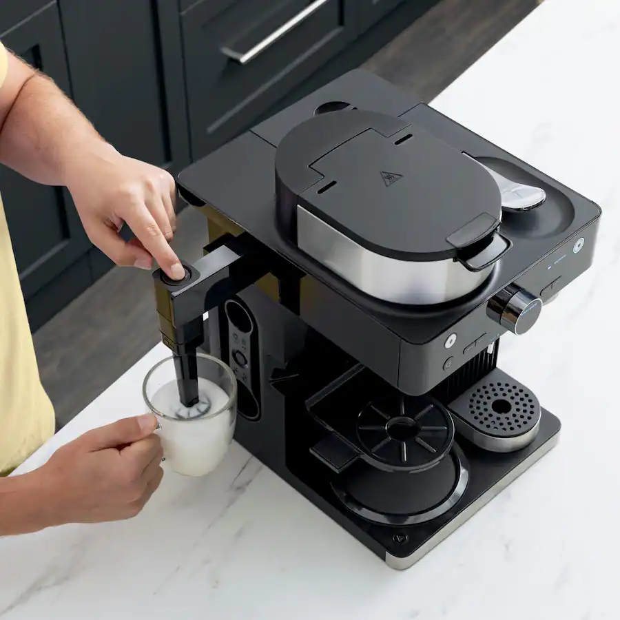 Ninja Espresso and Coffee Barista System, Single Serve and Nespresso, with 12-Cup Carafe - Black thumbnail 4