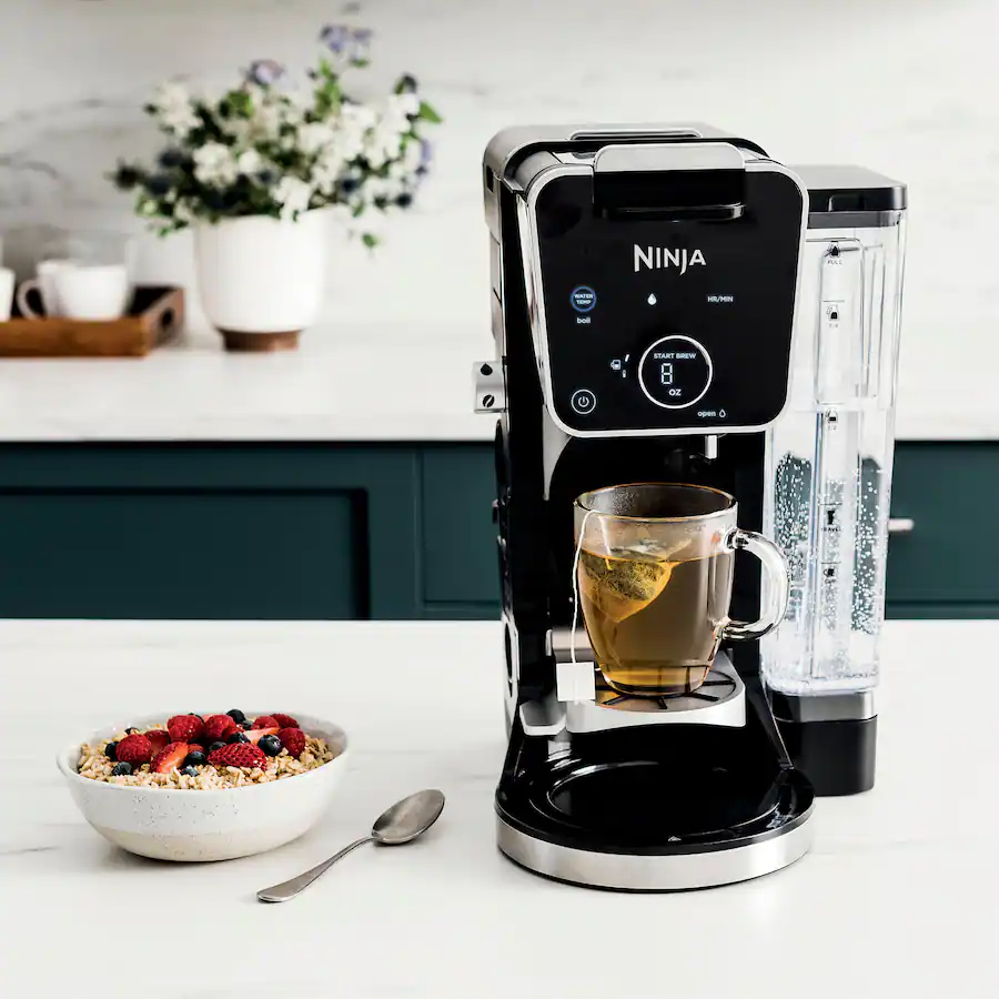 Ninja DualBrew PRO 12-Cup Specialty Coffee System with Thermal Carafe, K-Cup Compatible, Hot Water System and Frother - Black/Silver thumbnail 13