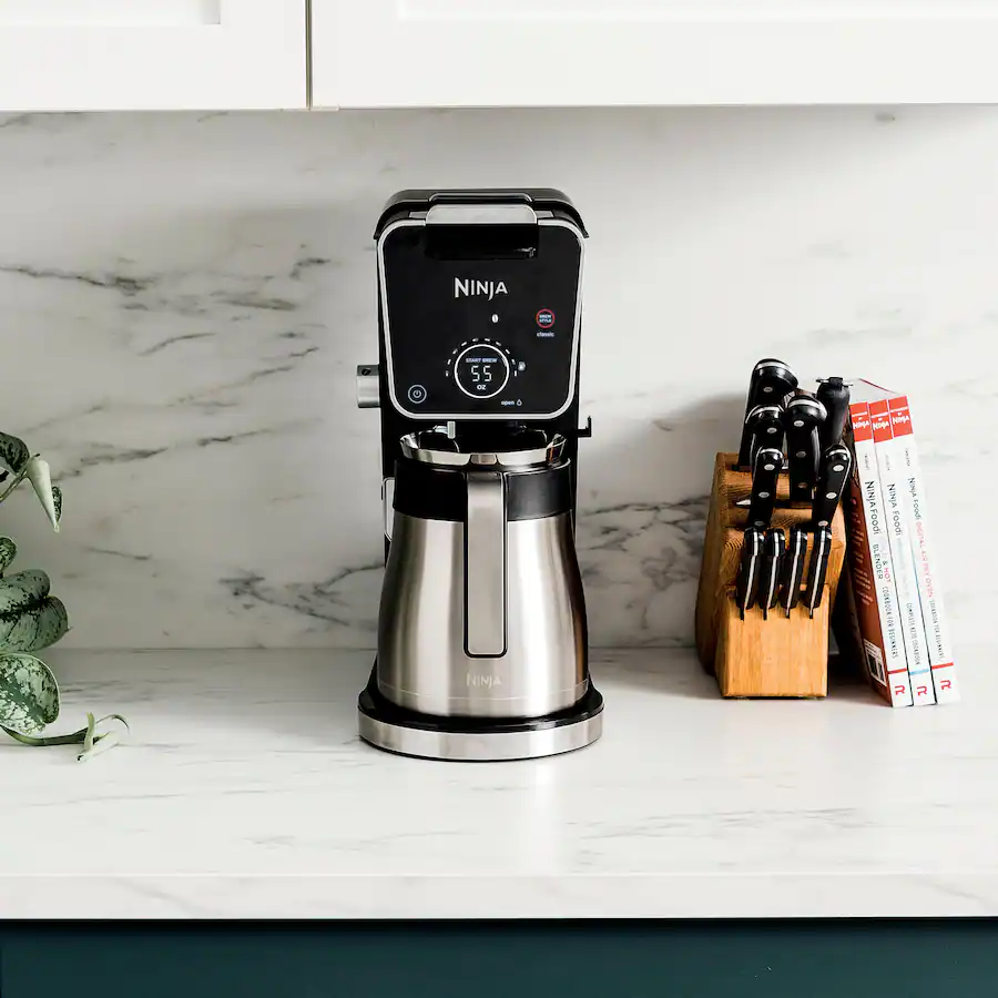 Ninja DualBrew PRO 12-Cup Specialty Coffee System with Thermal Carafe, K-Cup Compatible, Hot Water System and Frother - Black/Silver thumbnail 15