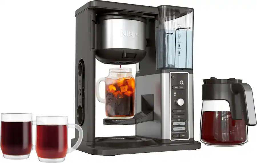Ninja Hot and Iced XL Coffee Maker with Rapid Cold Brew, 12-Cup Drip Coffee Maker and Single-Serve Brewing - Black - Image 1