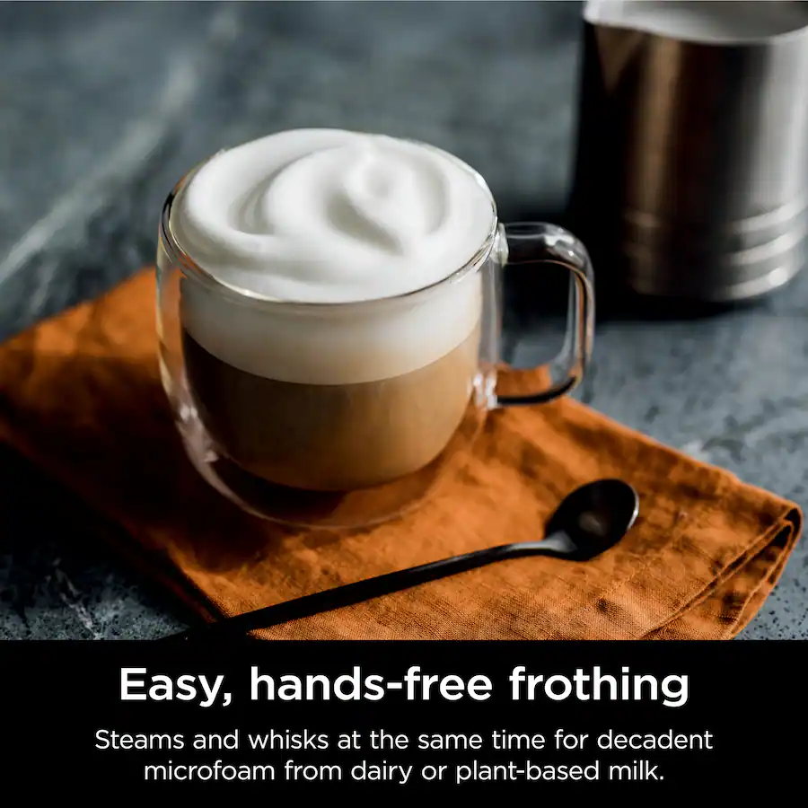 Ninja Luxe Café Premier Series 3-in-1 Espresso, Coffee and Cold Brew Machine with Grinder, Scale and Hands-Free Frother - Stainless Steel thumbnail 11