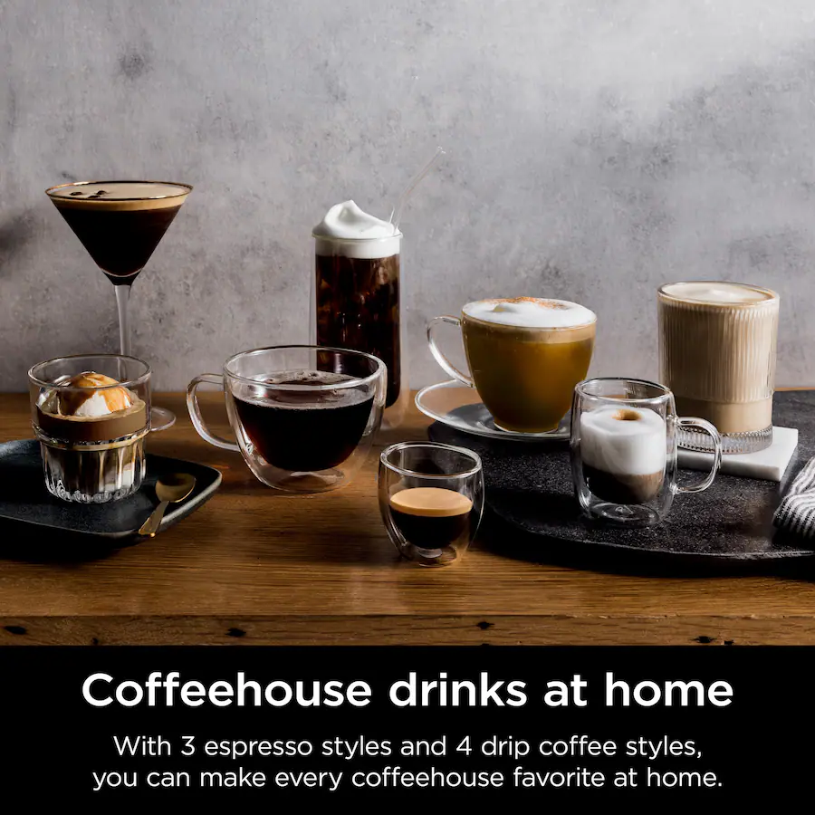 Ninja Luxe Café Premier Series 3-in-1 Espresso, Coffee and Cold Brew Machine with Grinder, Scale and Hands-Free Frother - Stainless Steel thumbnail 15