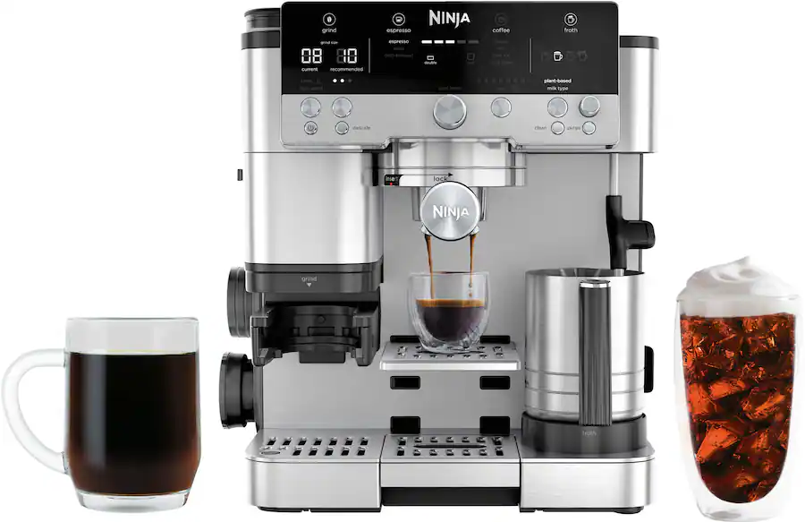 Ninja Luxe Café Premier Series 3-in-1 Espresso, Coffee and Cold Brew Machine with Grinder, Scale and Hands-Free Frother - Stainless Steel thumbnail 18
