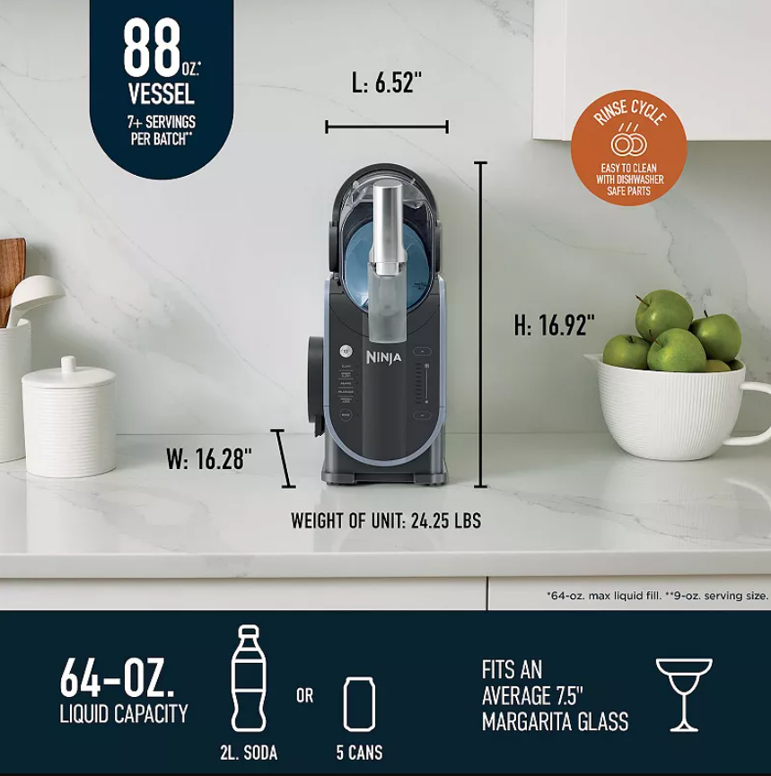 Ninja SLUSHi 5-in-1 Professional Frozen Drink Maker, 88 oz. (FS301) thumbnail 3