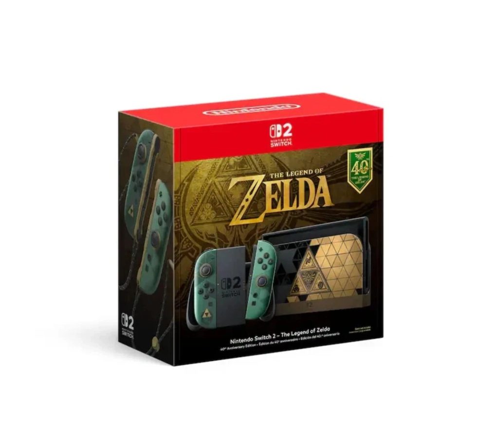 Nintendo Switch 2 The Legend of Zelda 40th Anniversary Edition Console - Image 1