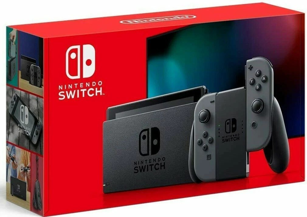 Nintendo Switch Gray Joy Cons 32GB Gaming Console - Image 1