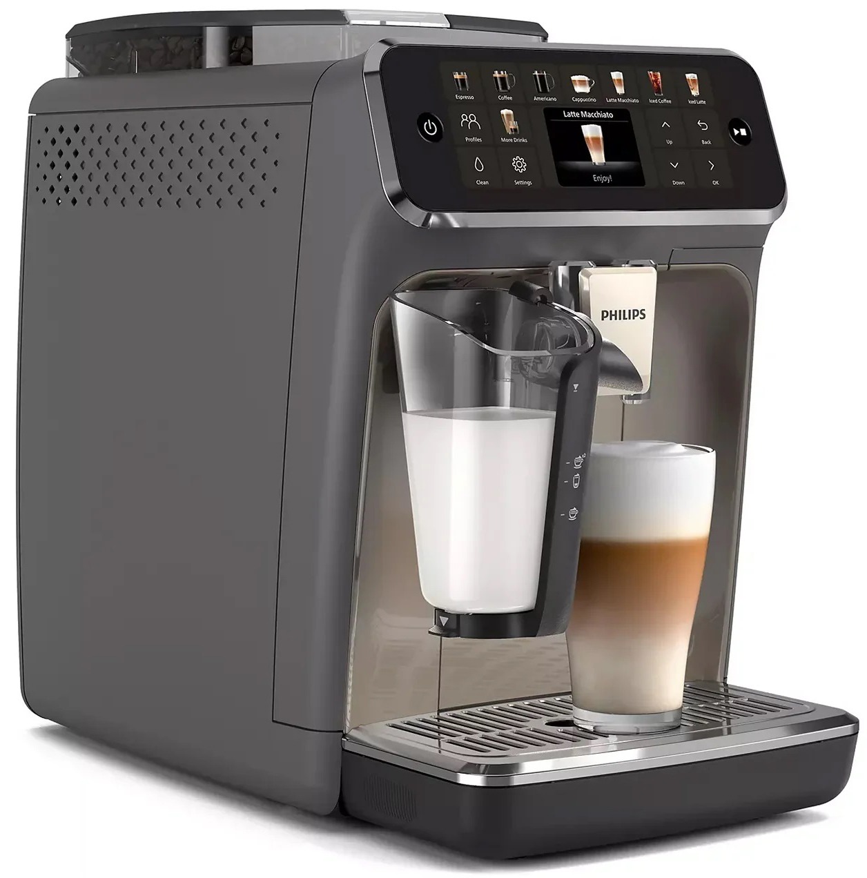 Philips 5500 LATTEGO + ICED COFFEE Silent Brew Coffee Machine EP5544/9 thumbnail 3