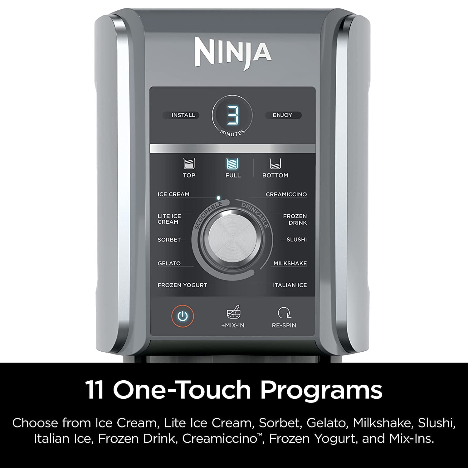 Restored Ninja CREAMi Deluxe 11-in-1 XL Ice Cream Maker, Corded Electric, Silver thumbnail 6