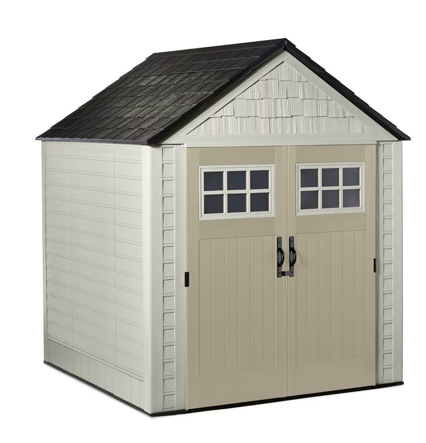 Rubbermaid Big Max 7 x 7 ft. Weather-Resistant Resin Storage Shed - Image 1