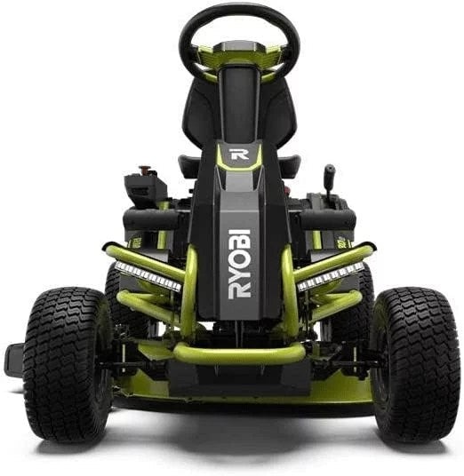 Ryobi 38 inches 100 Ah Battery Electric Rear Engine Riding Lawn Mower RY48111 - Image 1