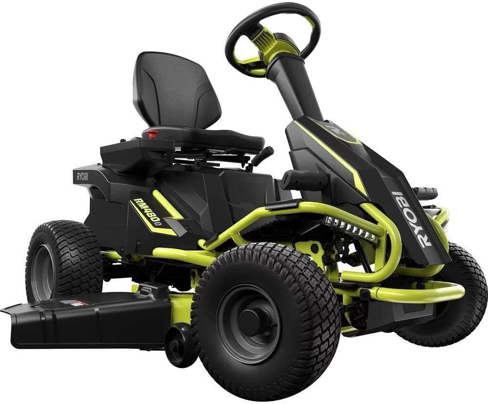 Ryobi 38 inches 100 Ah Battery Electric Rear Engine Riding Lawn Mower RY48111 thumbnail 4