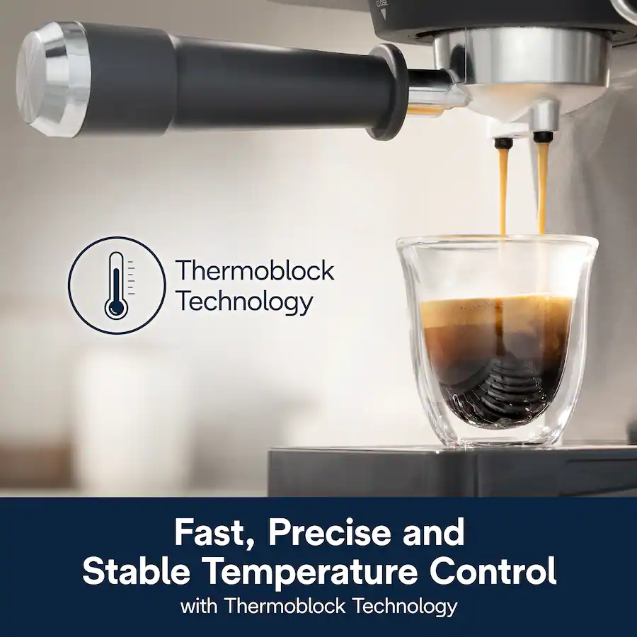 De'Longhi Classic Espresso Machine, Stainless Steel thumbnail 11