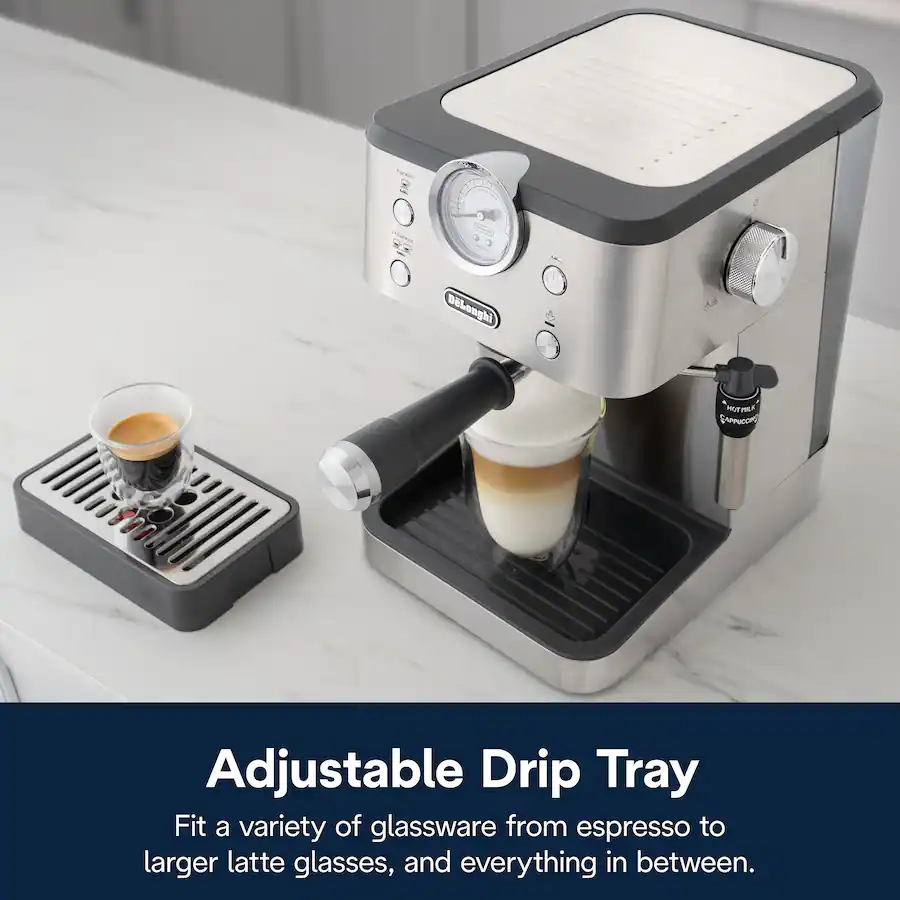 De'Longhi Classic Espresso Machine, Stainless Steel thumbnail 5