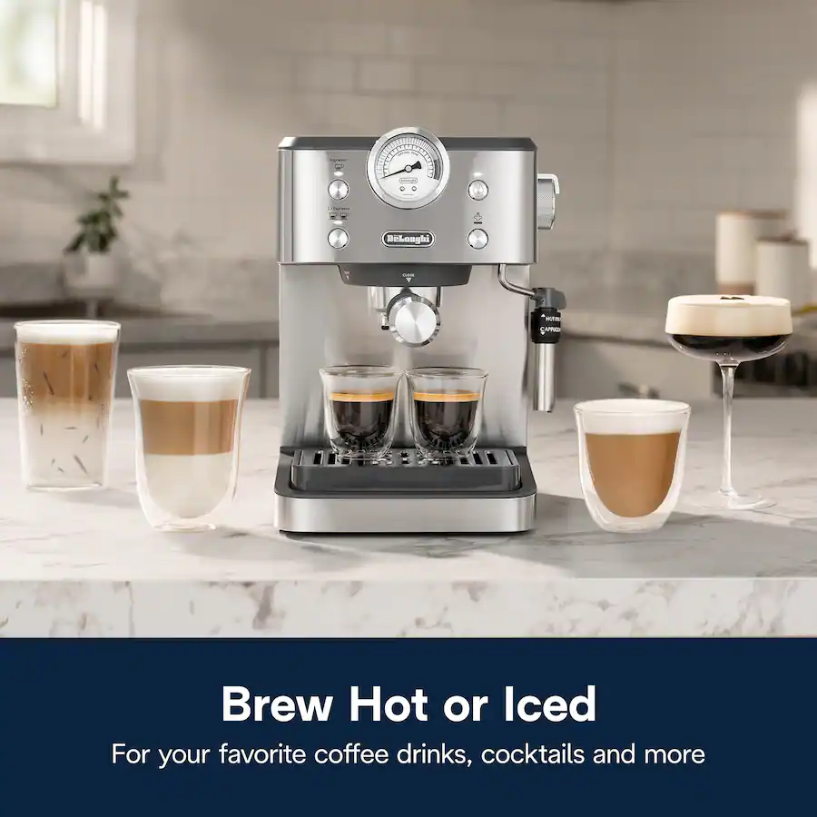 De'Longhi Classic Espresso Machine, Stainless Steel thumbnail 6